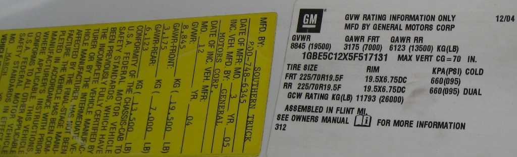 2005 Chevrolet C5500 Topkick